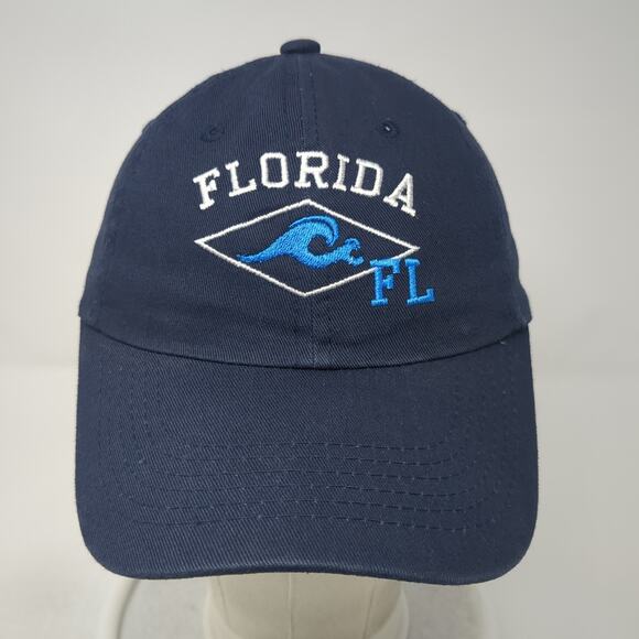 Florida FL Strapback Baseball Cap Blue OS Adjustable Embroidered DMR Classic - Picture 2 of 9